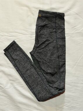Gaiam Om High Rise Compressive Pocket Heather Gray Size Extra‎ Small